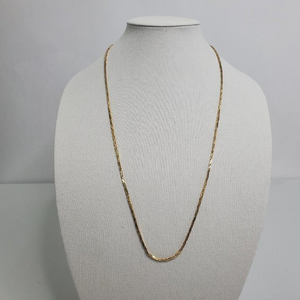 Monet Chain Necklace Gold Tone‎ Vintage Long 28 Inc